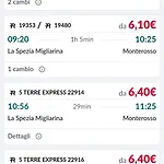 5 Terre Express Migliarina - Near Train Station