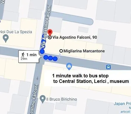 5 Terre Express Migliarina Daire *