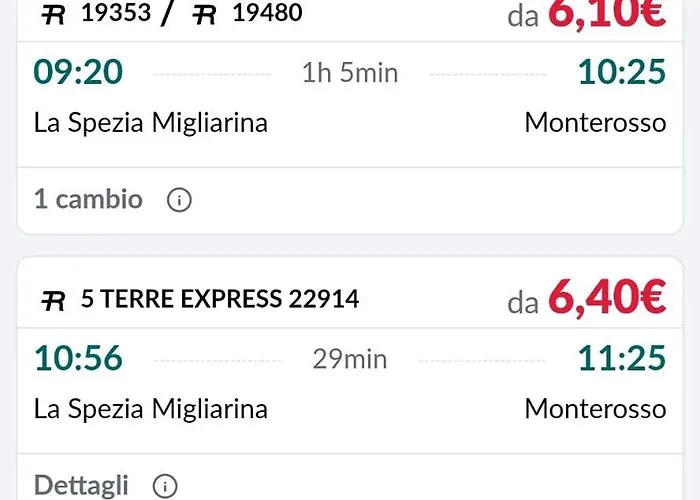 5 Terre Express Migliarina